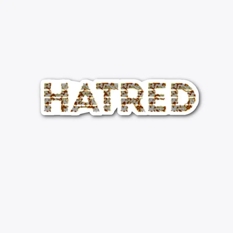 HATRED STICKER V1